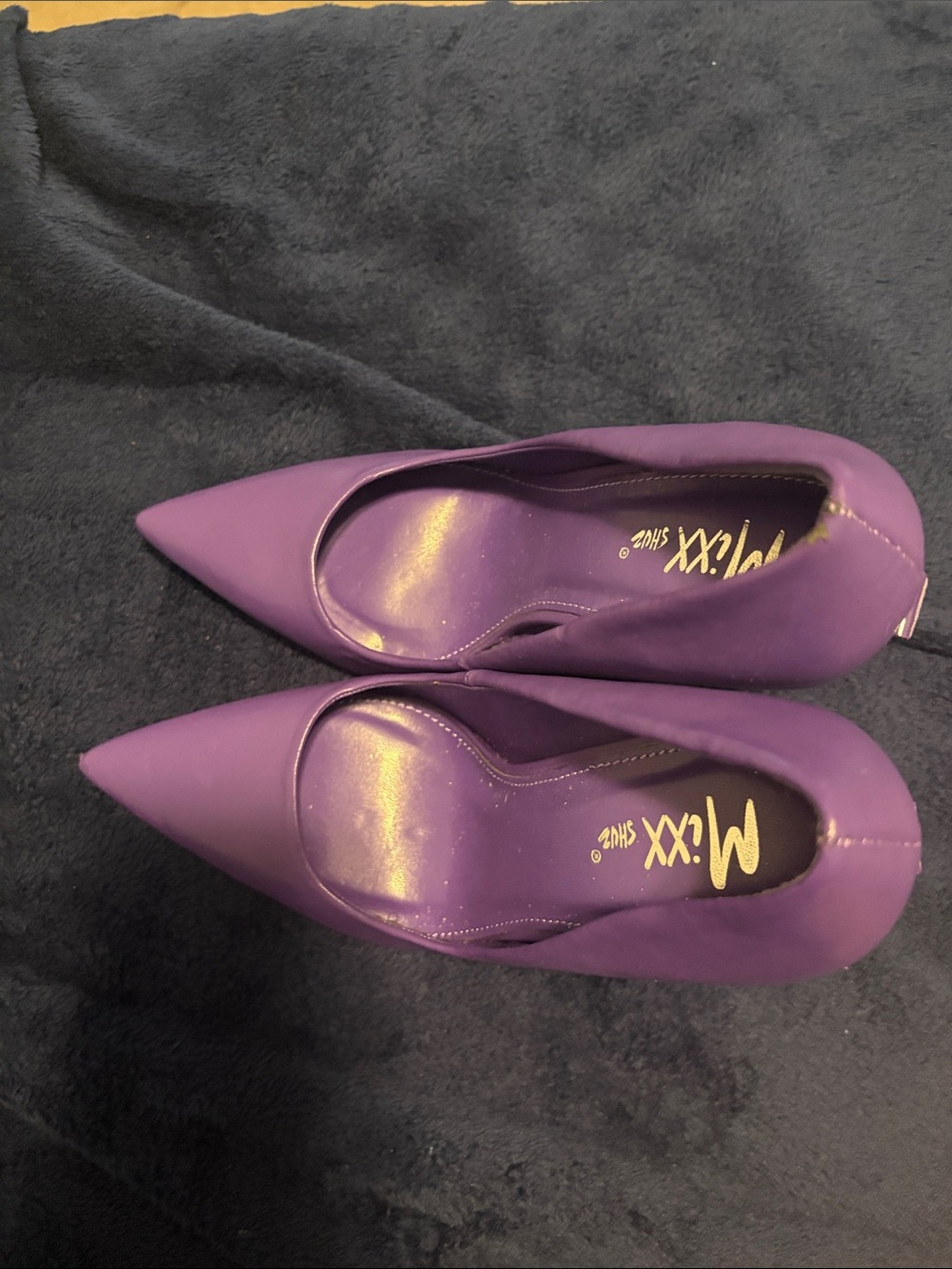 Purple Pointed Toe Women's Pumps